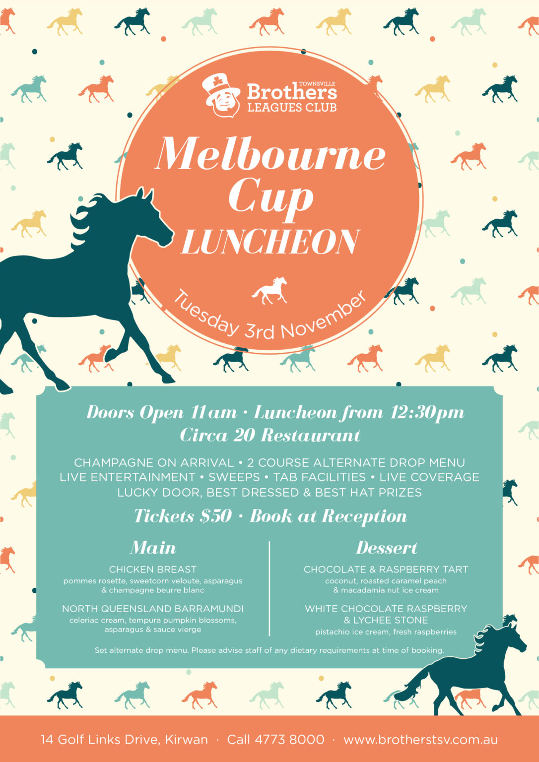 Melbourne Cup Luncheon Townsville Brothers Leagues Club